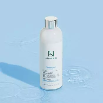 AMPLE:N Hyaluron Shot Toner 600 мл, лифтинг-эффект, длительное увлажнение, восстанавливающий, корейская косметика, Kbeauty, пробник