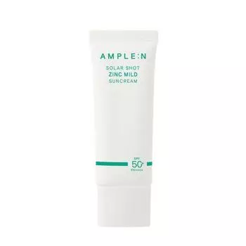 AMPLE: N Solar Shot Zinc Mild Suncream SPF50+ PA++++ 40ml +RANDOM GIFT