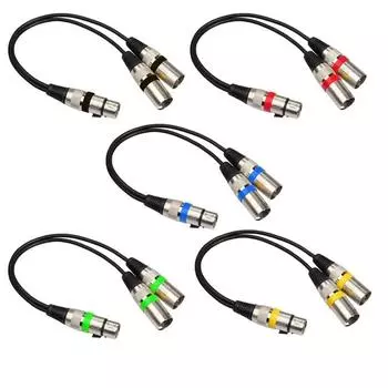 Amplifier Audio Cable XLR Cable Canon Plug Audio Cable Balance Cable XLR Male to XLR Female красный