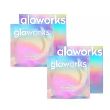 Ампульные подушечки Gloworks Philly 2 коробки (14 листов) / Подушечки с шелковыми нитками, 14 листов