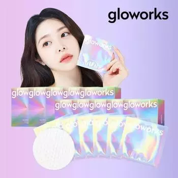 Ампульные тампоны Gloworks silk 10 коробок (70 листов), 10 кусочков