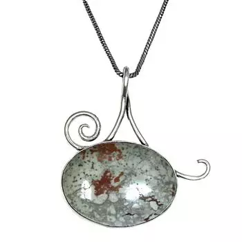 Amrican Jasper Gemstone Handmade Women s Unisex Silver Jewelry Pendant 2