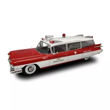 AMT 1959 Cadillac Ambulance Stretcher Включая пластиковую модель AMT1395 1/25