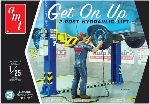 Набор аксессуаров для гаража для модели автомобиля AMT, 3 пластиковых модели AMTPP017 1/25