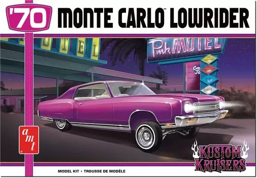 AMT Custom Cruiser Series 1970 Chevy Monte Carlo Low Rider Пластиковая модель AMT1458 1/25 (Машина)