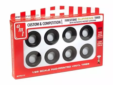 AMT Firestone Supreme Tire Parts Pack Пластиковые детали для моделей AMTPP027 1/25