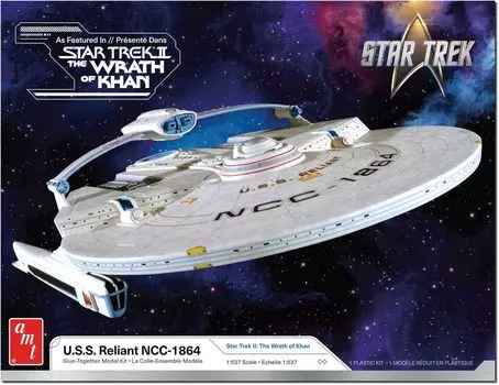 AMT Star Trek II The Wrath of Khan Reliant Scale Пластиковая модель AMT1457 USS. NCC-1864 1/537