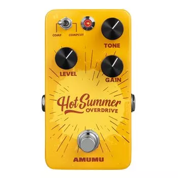 AMUMU HOT SUMMER Overdrive Guitar Effects Pedal Handmade