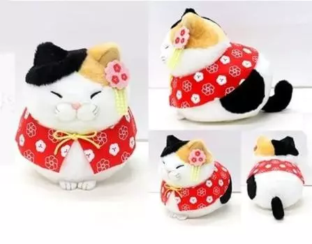 Amuse Gotochi Hige Manju ST Hannarimisama Plush Toy Height 14cm 703921 approx.
