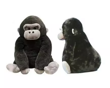 Amuse Kuttari Gorilla BIG (Black) Plush Toy Sitting Height Approx. 38cm 703947