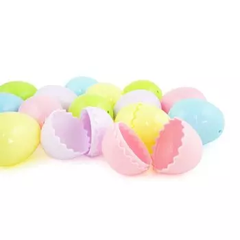 Amuse Пустая капсула Гиза Яйцо Капсула Пасха 50 штук в 5 цветах (Детский цвет)