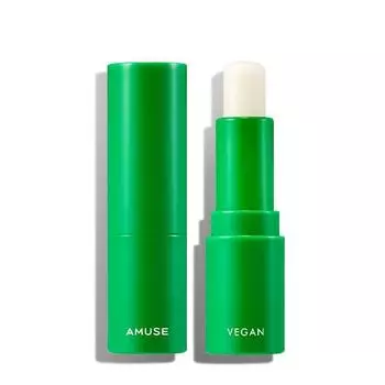 AMUSE Веганский зеленый бальзам для губ 3,5 г 01 CLEAR