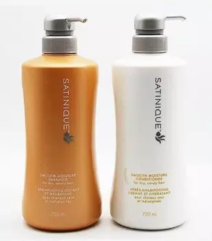 Amway Satinique Smooth Moisture Shampoo Conditioner Set (набор из 750 мл каждый) (бонус включен)