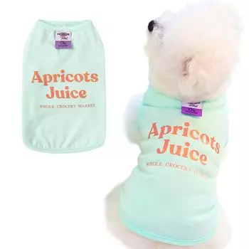 AmzBarley Dog Tank English Letter Round Dog Small Medium Dog Summer Easy to Hair Loss Insect Dog Dog Medium Small dog indoors walking outing Clothes,
