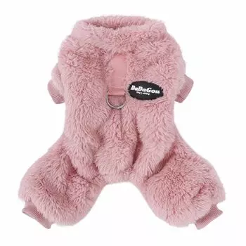 AmzBarley Dog Velvet with Dog Cold Fluffy Dog Dog Small Dog Winter Room Going Hair Loss Small Medium Dog Cat Pet Clothes Clothes, Autumn, Winter,