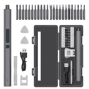 AMZDIGI 30 в 1 набор прецизионных электрических отверток магнитные отвертки Philips Torx биты профессиональные инструменты для ремонта iPhone ПК своими руками