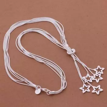 An439 Ожерелье из стерлингового серебра 925 пробы Модная бижутерия из серебра 925 пробы /Ashajjoa Axlajosa