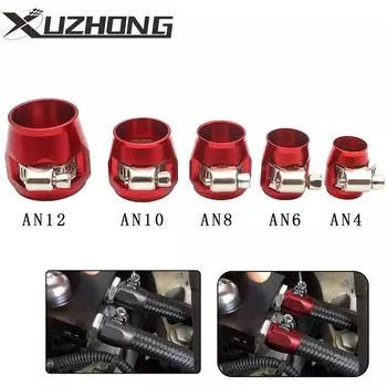 AN4/AN6/AN8/AN10/AN12 Топливный шланг Зажим Завершение Алюминиевые Аксессуары Для Модификации Автомобиля