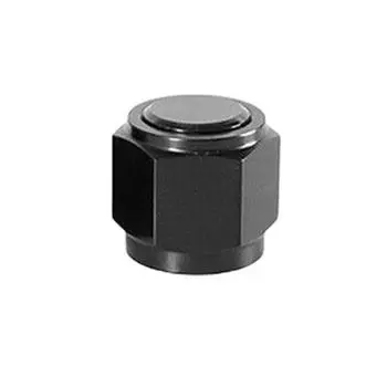 AN4 AN6 AN8 AN10 гайка заглушки топливной трубки черная гайка фитинга трубки с раструбом для модифицированных автомобильных аксессуаров для автозапчастей
