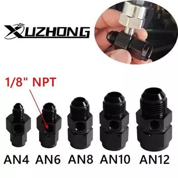 AN6 AN8 AN10 AN12 1/8 NPT Адаптер датчика давления масла Манометр Шарнирное соединение Манометр Порт Адаптер для шланга Фитинг