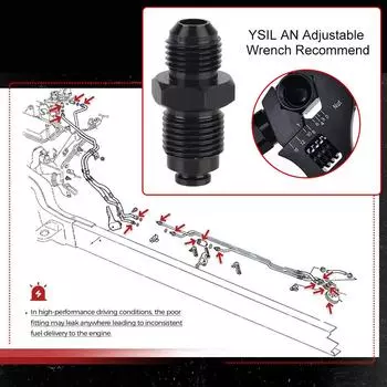 AN6-M16X1.5-ORB AN6-M18X1.5-ORB 2 шт. прямой адаптер с наружной резьбой, алюминиевый адаптер для подачи масла в турбокомпрессор чёрный