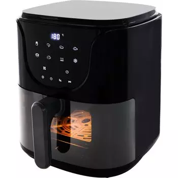 Anabas ANABAS Air Fryer Большая емкость Электрическая фритюрница People Настольная фритюрница для домашнего использования Оснащена 8 автоматическими режимами Сенсорная панель 4.5L 1-5