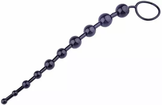 Анал анальный анальный анальное расширение товары унисекс, бусины, развитие, устройство, (черный) [Взрослый]