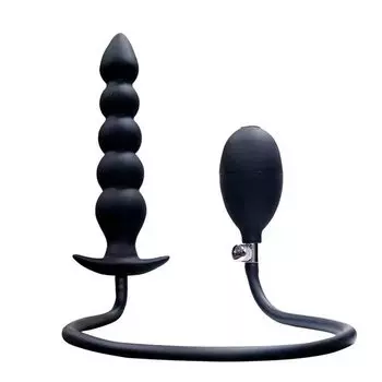 Анал анальный надувной надувается до шара анальный ручной анальный подходит для начинающих базовая пробка, насос, тип, 140 мм, пробка, пятиступенчатый шарообразный, дилдо,
