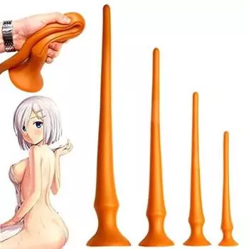 Anal Extra Long Anal Anal Silicone Anal Anal Expansion Plug with Strong Suction Dildo with SM Masturbation Anal SM Sex For Beginners to Advanced