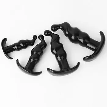 Анальная пробка Ifukens Анальные товары Анальное развитие Дилдо для мужчин Развитие простаты для начинающих Развитие точки G Анальное расширение Анальный стопор TPE Анальные шарики