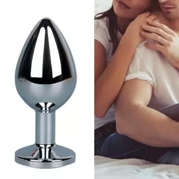 Анальная пробка, игрушка для взрослых, гладкая поверхность для введения, легкий анальный шарик из нержавеющей стали, для взрослых, для удовольствия, спорта Small