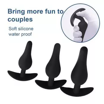 Анальная пробка, игрушка для взрослых, глубокая адаптация, вставка, быстрая пробка, силиконовая анальная секс-игрушка для спальни S