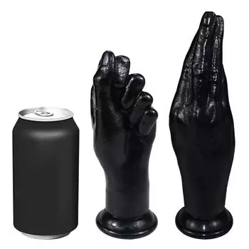 Анальная пробка, имитация ручного анального расширителя, мастурбатор для взрослых SM, секс-игрушка, фистинг, реалистичный фаллоимитатор, большой черный член, ПВХ, БДСМ