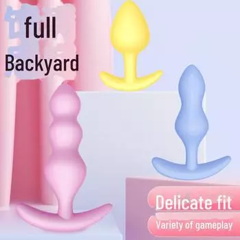 Анальная пробка Jiuai Beaded Tail для совместного использования мужчинами и женщинами - игрушка для взрослых