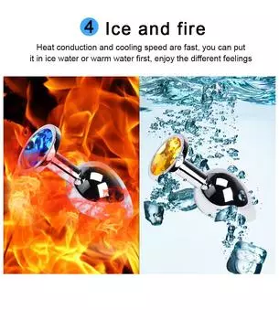 Анальная пробка Металлическая анальная пробка Товары для взрослых Анальные секс-игрушки для женщин Пар Мужчин Взрослых Игры Секс-шоп Игрушки для взрослых18 2025 Горячие