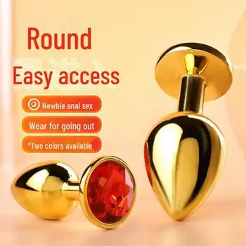 Анальная пробка Mi Ji из нержавеющей стали для точки G для женщин Diamond Small