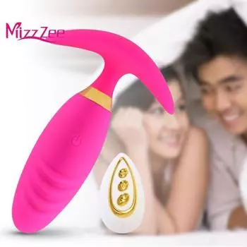 Анальная пробка Mizz Zee с дистанционным управлением, быстрая адаптация для женщин, удобное использование анальной пробки