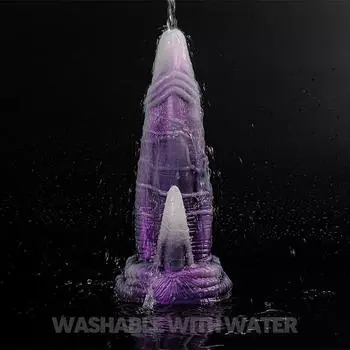 Анальная пробка Монстр Секс-игрушка Имитация пениса Вагинальный Дик Массажер Стимулирующий точку G Подходит для парных тренировок Секс-игрушки S