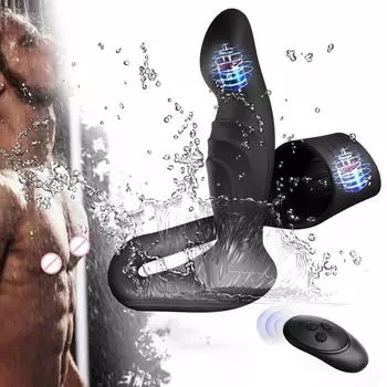 Анальная пробка, мужской массажер простаты, кольцо для пениса, вибратор, кольцо для задержки эякуляции, стимулятор ануса, секс-игрушки для мужчин, товары для взрослых
