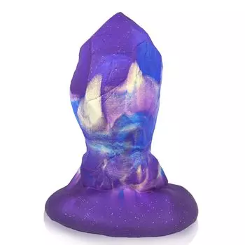 Анальная пробка Rock с вогнутой и выпуклой присоской Характеристики Фиолетовый Золотой Синий Силикон L TaRiss s 9.7cmx23cm