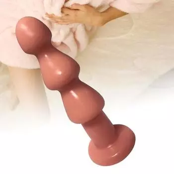 Анальная пробка с 3 анальными шариками, мужской массажер простаты, мягкая, не раздражающая кожу пара, анальная игрушка для дома