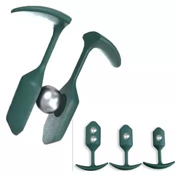 Анальная пробка с гравитационным стальным шариком мужской массажер простаты анус дилататор тренировка анальная пробка БДСМ взрослые секс-игрушки унисекс