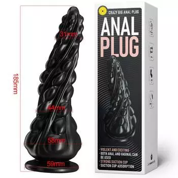 Анальная пробка с присоской Flower Explosion для мужчин и женщин с устройством для мастурбации на заднем дворе, деформированная анальная пробка, секс-игрушки для взрослых S