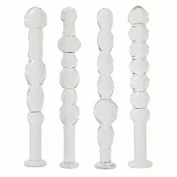 Анальная пробка Стеклянная анальная пробка Хрустальный стеклянный анальный дилдо Стеклянные бусины Гладкая анальная пробка Анальное расширение Стеклянный дилдо Массажер для мастурбации пениса Массаж точки G