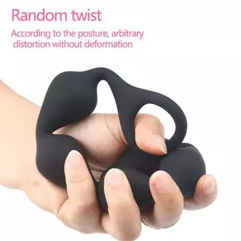 Анальная пробка, высокая силиконовая пара, растяжение, массажер простаты, анальная шариковая пробка для взрослых C