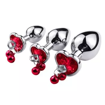 Анальная пробка Yemax, анальные шарики из алюминиевого сплава, анальная жемчужина в форме капли воды, анальная пробка для женщин и мужчин, товары для взрослых, основание анального дилдо с украшением из красного камня и
