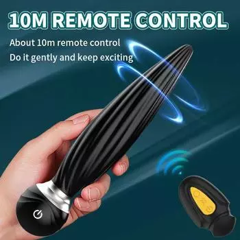 Анальная пробка Женский AV Rose Вибратор Вибратор Секс-игрушки Электрический мастурбатор Женский Задний суд Вращение