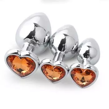 Анальные игрушки Массажер простаты Анальная пробка Сердцевидная задница Товары для взрослых S