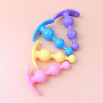 Анальные игрушки Мягкая анальная пробка Мастурбация Анальная пробка Секс-игрушки Анальные шарики Расширитель Игрушки для мужчин и женщин