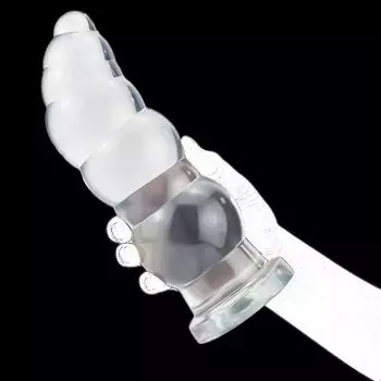 Анальные шарики Анальная пробка Вогнутый анальный дилдо для мужчин и женщин Толстые мягкие P Анальные товары Анальные шарики Анальное расширение Средний Продвинутый CODEsSHOP 8.4cmx25cm